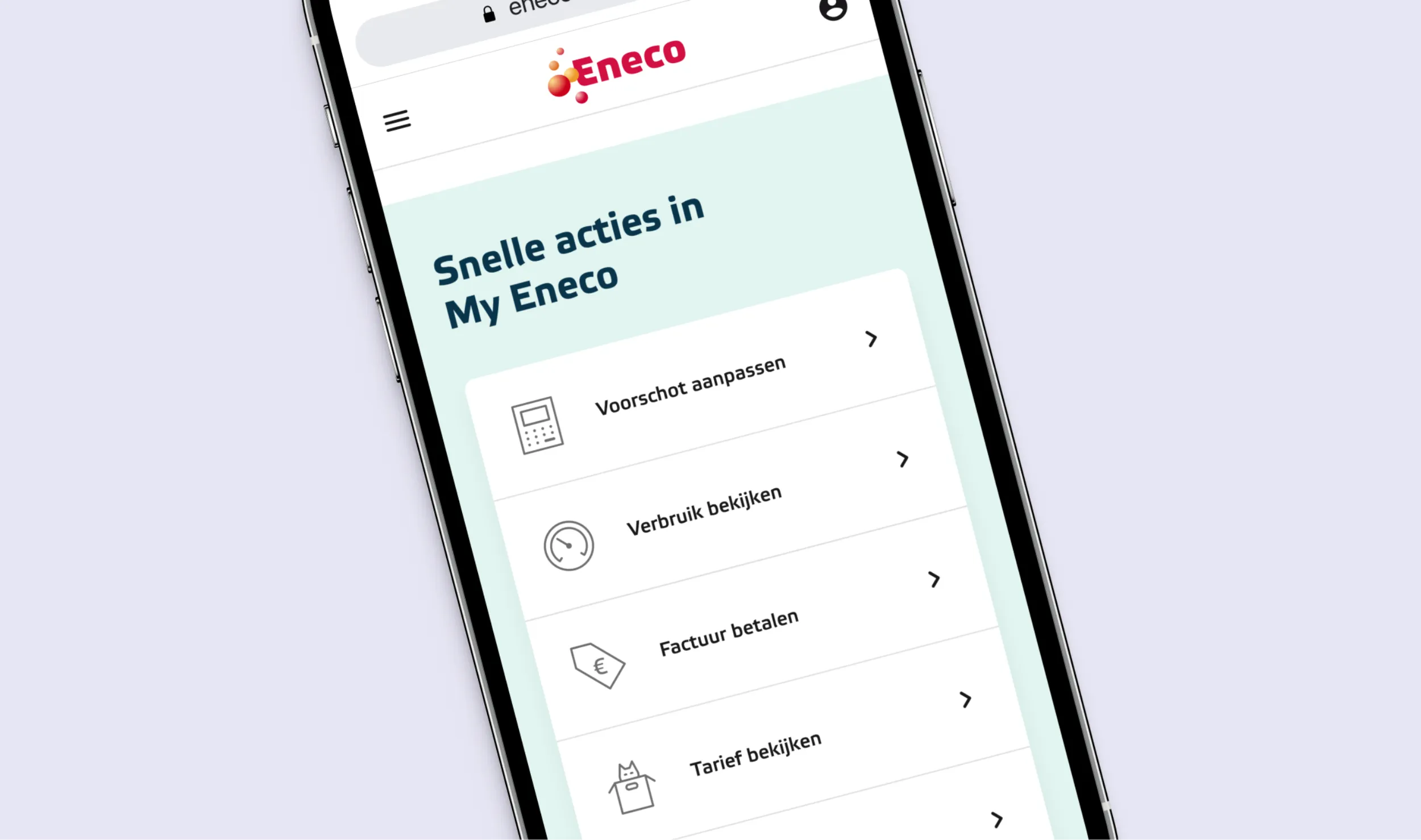 Redesigning Eneco’s contact page to reduce call volume and enhance self-service